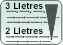 Llista ordenada per nombre de lletres, cada paraula al costat de l'altra i en ordre descendent